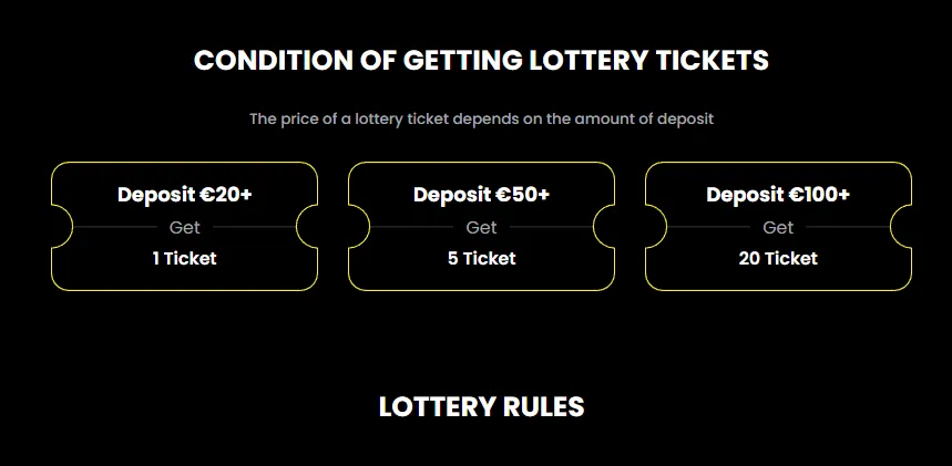 Lottery Rules and Conditions