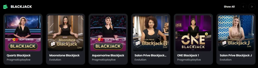 BeterLive: Immersive Blackjack and Gravity Series Tables